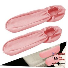 2 PCS Car Front Seat Armrest Covers, Car Seat Armrest, Elastic Fabric Auto Pink