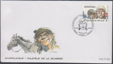 BELGIUM Sc# 2284 FDC for COMIC BOOK CHARACTER JEREMIAH