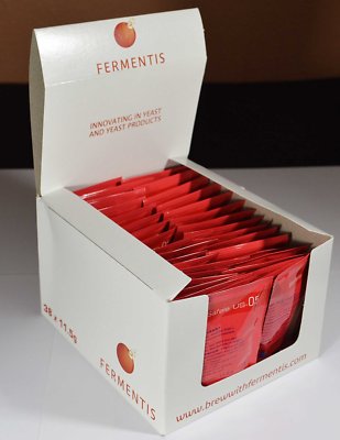 Fermentis Safale US-05 Beer Brewer's Yeast 38-Count Retail Boxed Case