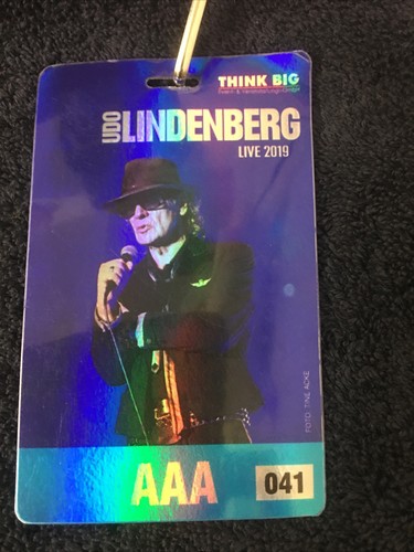 Udo Lindenberg Backstage-tourpass LIVE 2019