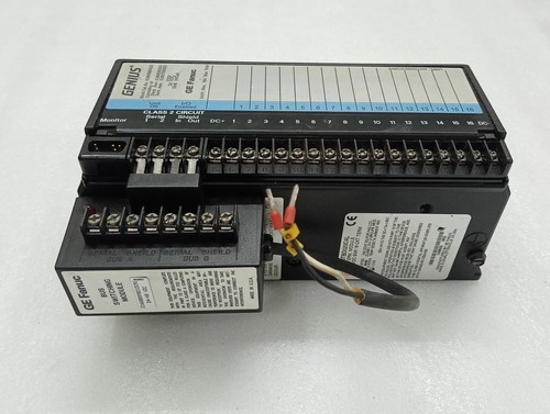 GE Fanuc Genius IC660BBD023 I/O Module 24V With Bus Switching Module IC660BSM021 - Picture 3 of 12