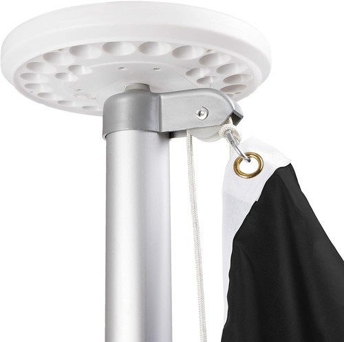 Flag Pole Kit Aluminium 20 FT / 13 FT with Solar Light and Germany Flag 3x5 FT - Picture 7 of 8