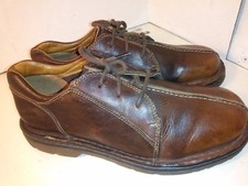 DR MARTENS Brown Leather Casual Oxford Shoes 8B16 Mens Size 11