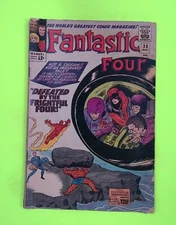 Fantastic Four #38 Vol. 1 1965 Marvel Comics 1st App Low Grade Comic Book J15-29