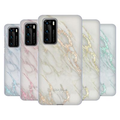 OFFICIAL NATURE MAGICK MARBLE METALLICS SOFT GEL CASE FOR HUAWEI PHONES 4
