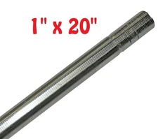 1" x 20" Live Axle with 1/4" Keyway Go Kart, Drift Trike, Mini Bike Parts New