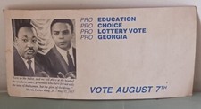 Handbill for 1990 runoff election in Andrew Y...