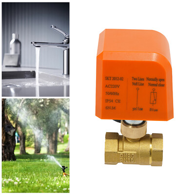 3/4 Inch 2-Wire Actuator Motorized Ball Valve Normally Closed Ball Valve N/C