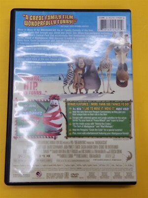 DVD Madagascar w/ The Penguins in a Christmas Cape (Full Screen