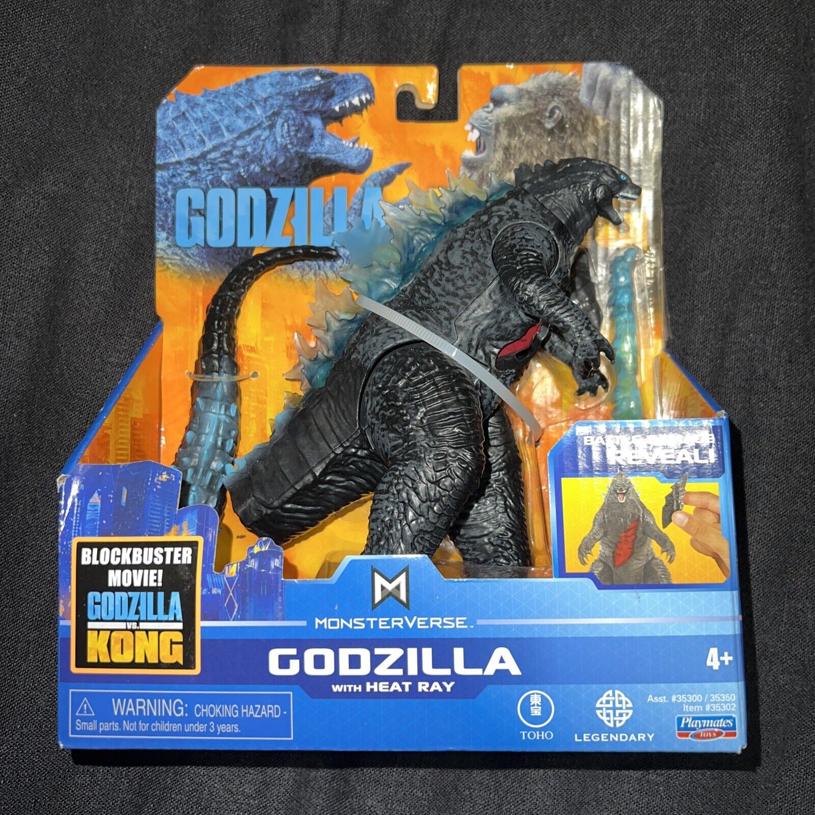  MonsterVerse Godzilla vs Kong 6 HK Battle Godzilla w/Heat  Ray,Multicolor,MNG12000 : Video Games