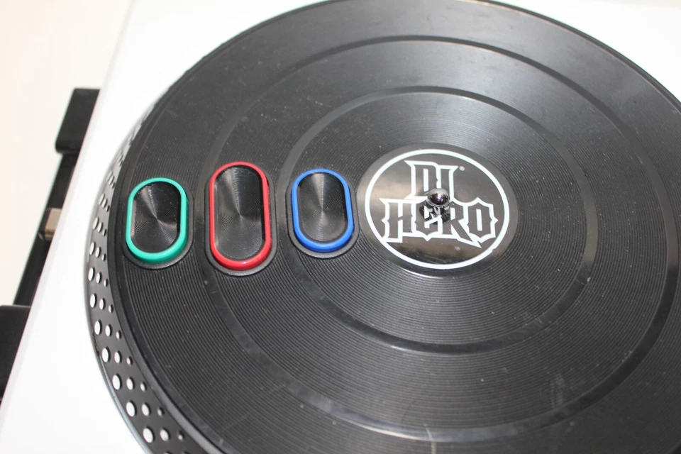 Toca-discos DJ Hero branco substituição sem fio para Xbox 360 Wii PS2 PS3 - Imagem 3 de 4