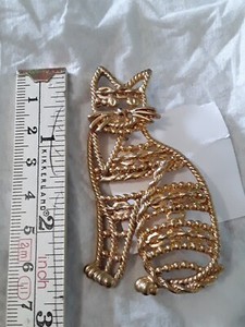 Large Cat Pin
