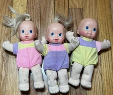 VINTAGE/RETRO Magic Nursery Baby Triplets Boy & 2 Girls Doll 1992-1993 Mattel