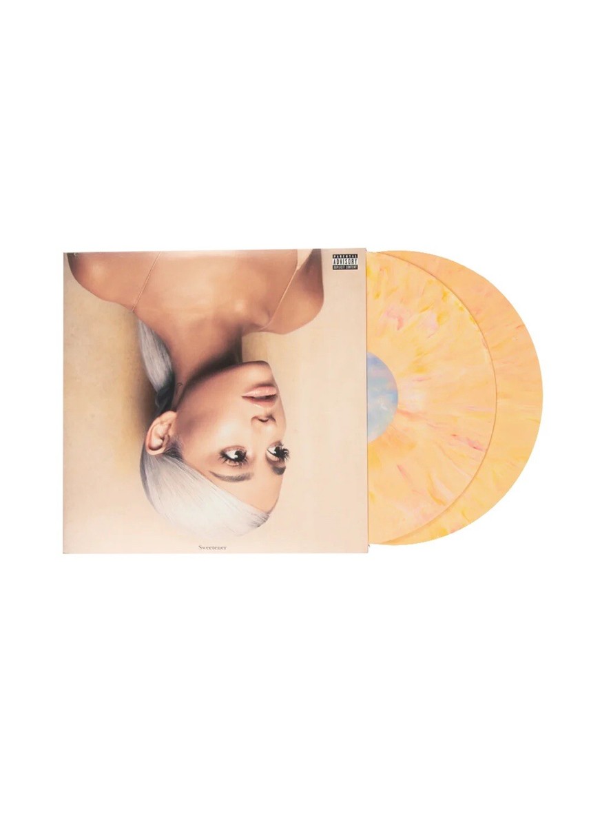 ARIANA GRANDE Sweetener 2 LP Peach Colored Opaque Vinyl IN HAND 
