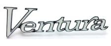 NEW "Ventura" Fender Emblem Script Chrome Trim / For PONTIAC VENTURA - USA MADE