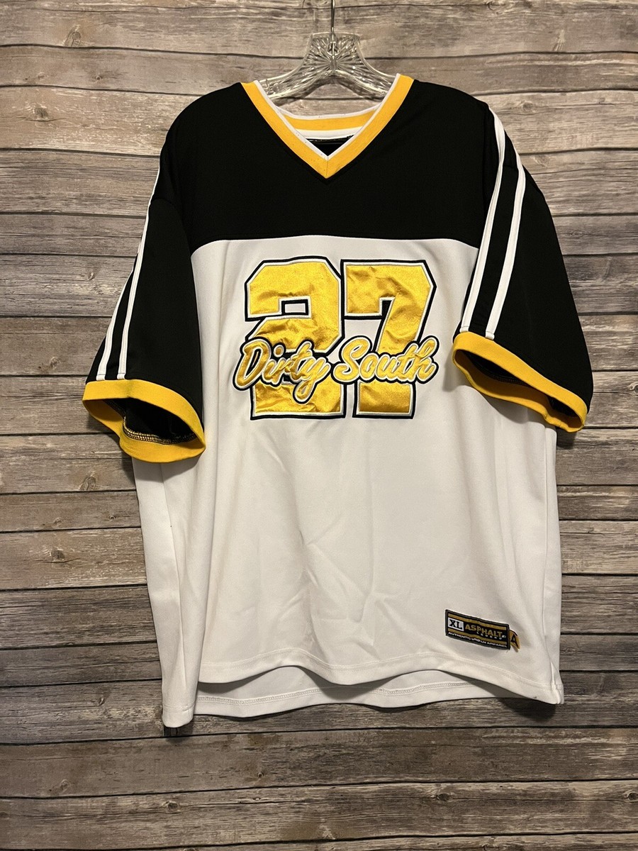 vintage 90s ASPHALT LEGENDS Dirty South Jersey Shirt Mens Large 42