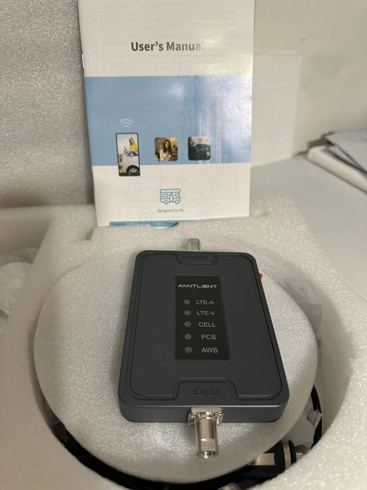 5G 4G LTE Cell Phone 700/850/1700/1900MHz Signal Booster Data Voice RV Truck Kit - Image 2 of 4