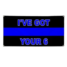 Vinyl Banner Multiple Sizes I'Ve Got 6 Police Cop Lifestyle Awareness Outdoor