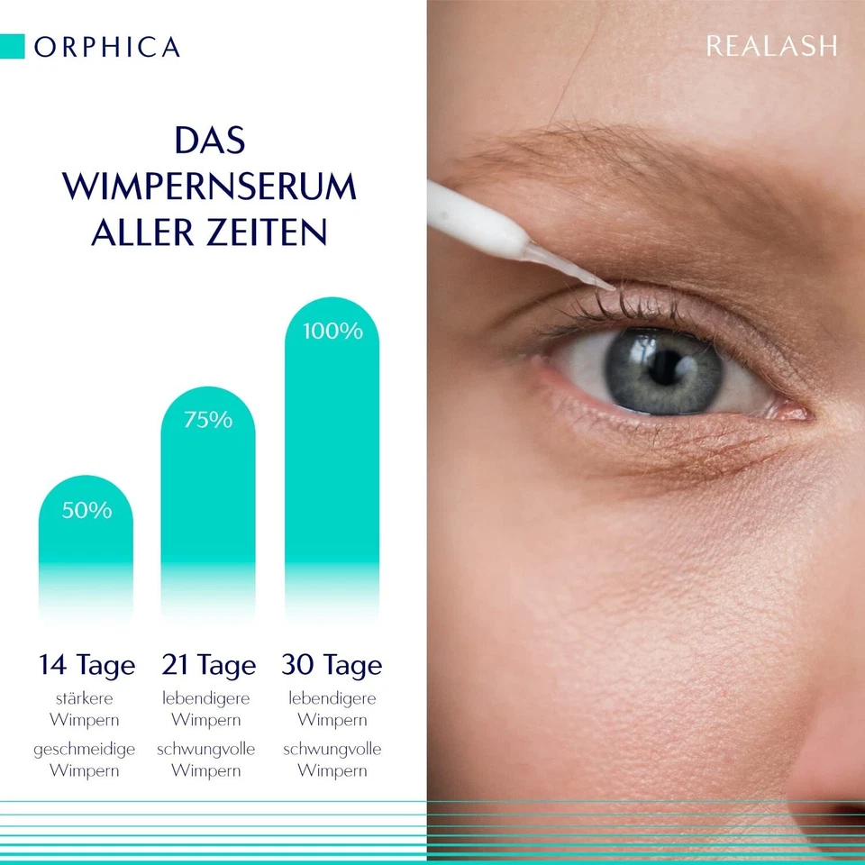 ORPHICA Realash Wimpern-Conditioner 3 ml, Conditioner, Serum f�r Wimpernst�rkung - Bild 3 von 4