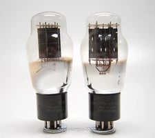 2 Sylvania JAN CHS 6B4G Vacuum Tubes / KT1
