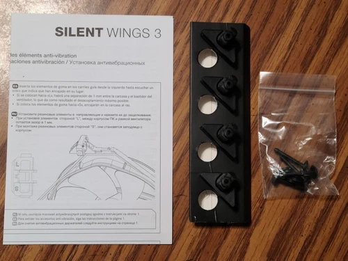 Be Quiet! Silent Wings 3 Fan Anti Vibration Rubber Mount Set Of 4 With Pegs