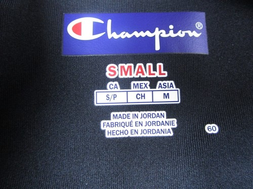 CHAMPION Shorts Womens Small Ribbed Bike Compression Tight Black Activewear - Picture 3 of 11