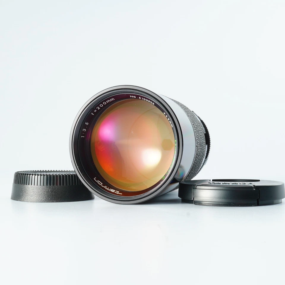 EXCELLENT TAMRON 200mm F/3.5 BBAR MULTI COARTING For Nikon F Prime Lens