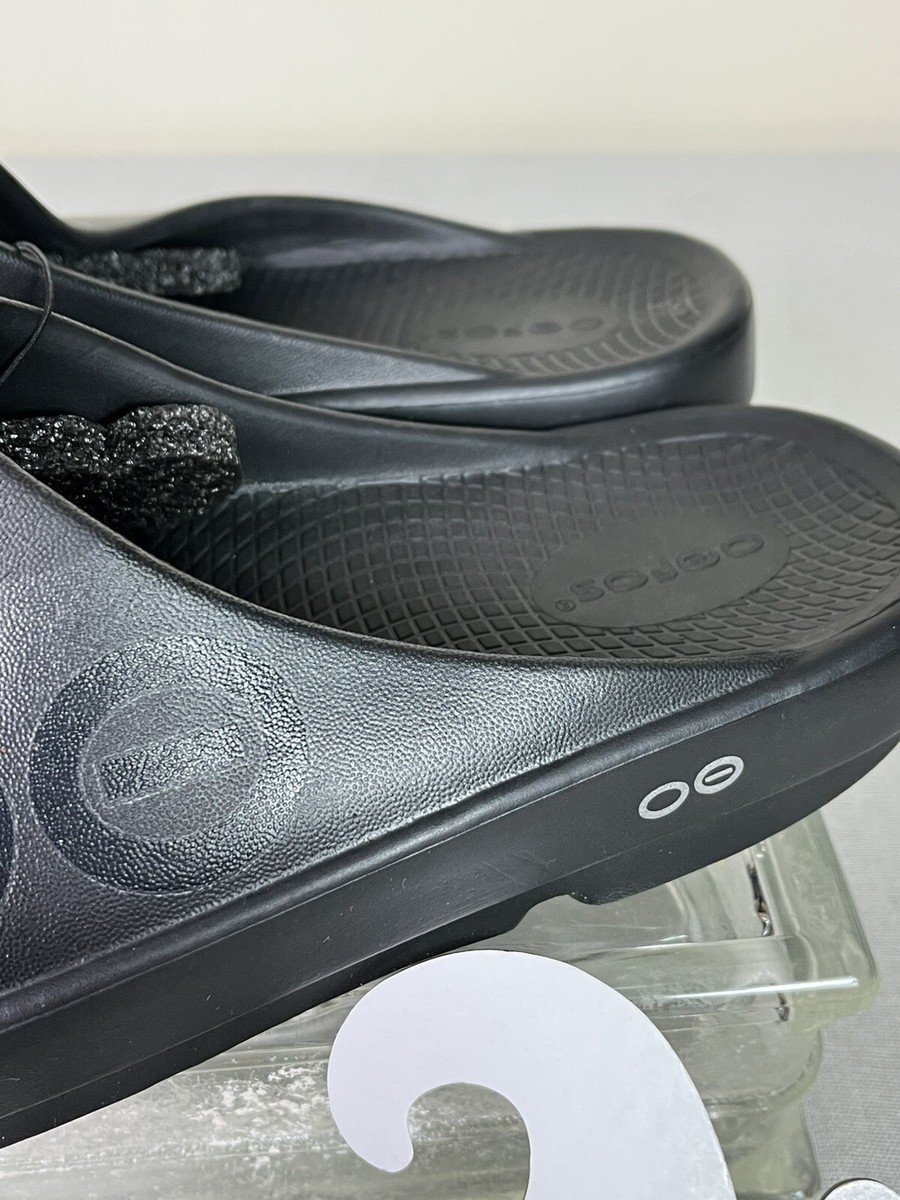 OOFOS Recovery Slide Size 10 Womens 8 Men Black | eBay display picture 2