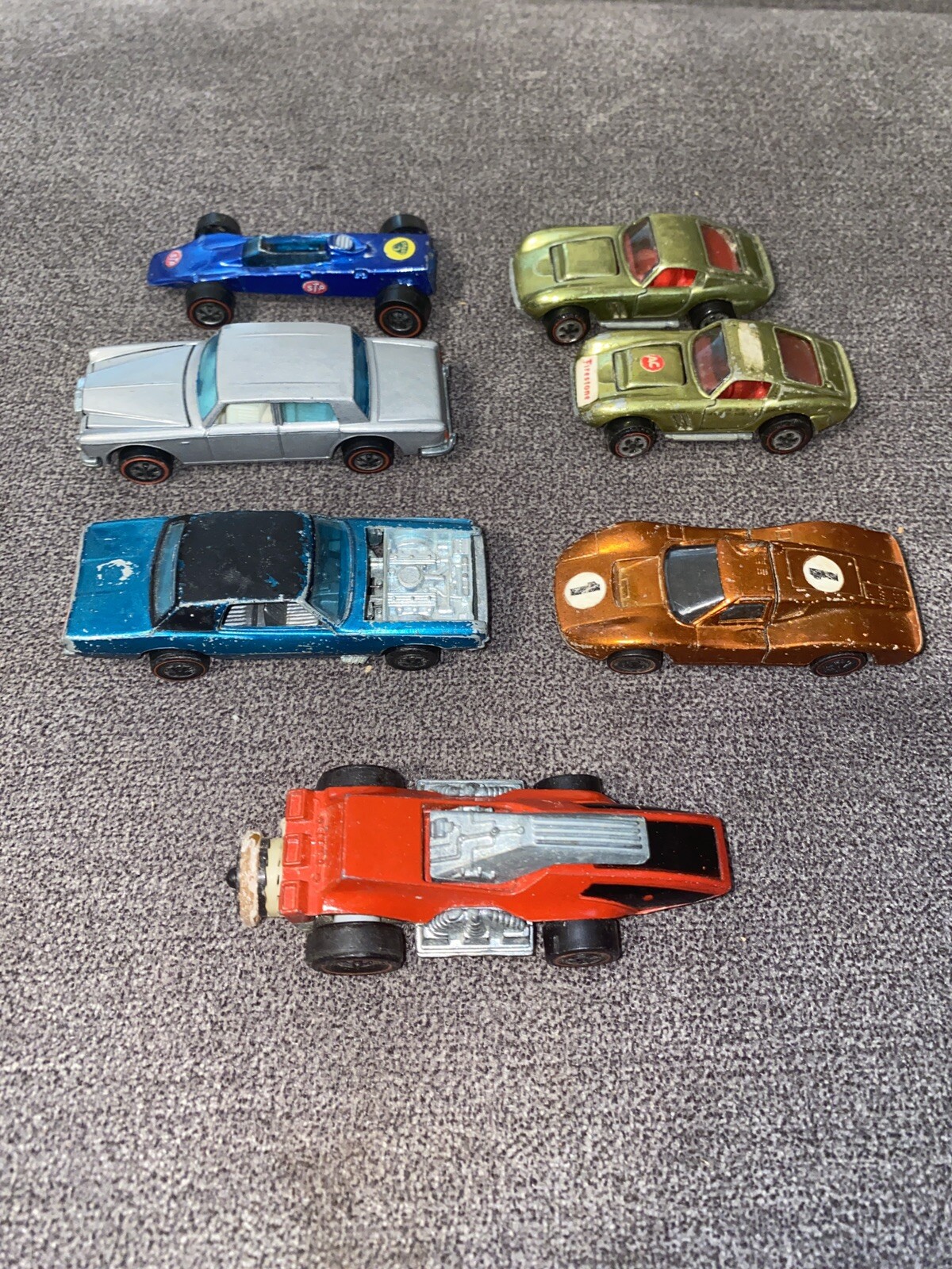 7 Hot Wheels REDLINE Revvers Johnny Lightning Cars eBay