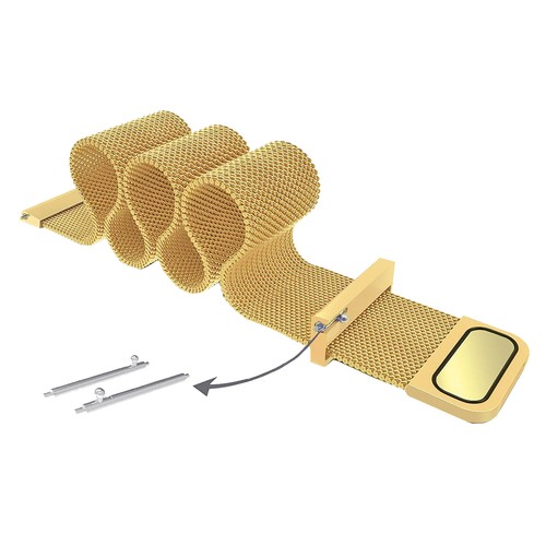 Bracelet de montre intelligente de remplacement milanais compatible avec Amazfit Zepp E - Photo 5 sur 78