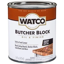 Watco 241758 Butcher Block Oil & Finish 16 oz Clear