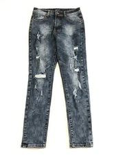 Pink Sky Fashion Jeans Women's US Size 2 - Dark Wash Blue Star Detail High Rise