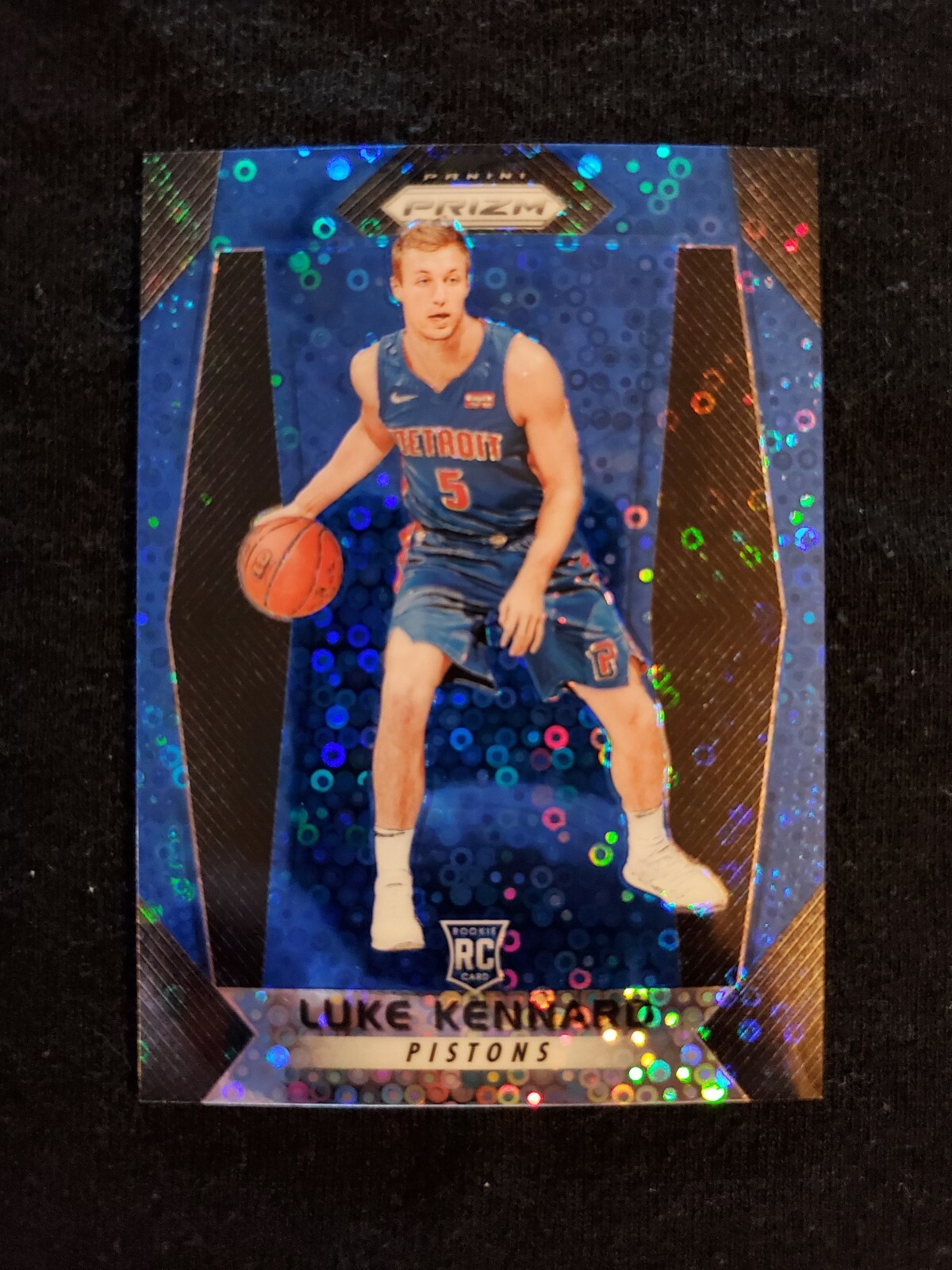 2017-18 Panini Prizm Fast Break Blue Prizms /175 Luke Kennard #171 Rookie