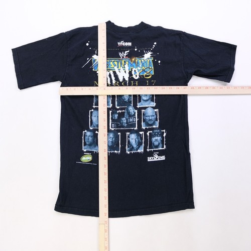 Rare VTG ALL SPORT Wrestlemania WWF NWO X8 2002 Wrestling T Shirt 2000s Black S - Picture 6 of 8