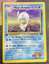 Misty's Dewgong 54/132 Gym Challenge 1st Edition