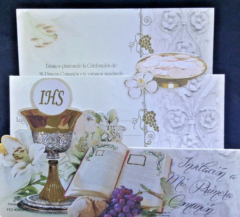 Invitaciones de Primera Comunion(Spanish First Communion Invitations),Favors  - Image 4 of 4