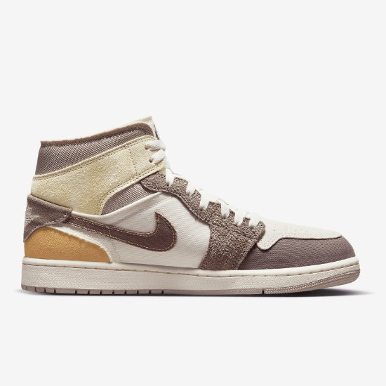 Jordan DM9652-102 シューズ US 10 Nike Air Jordan 1 Mid SE Craft Shoes 'Inside Out' (DM9652