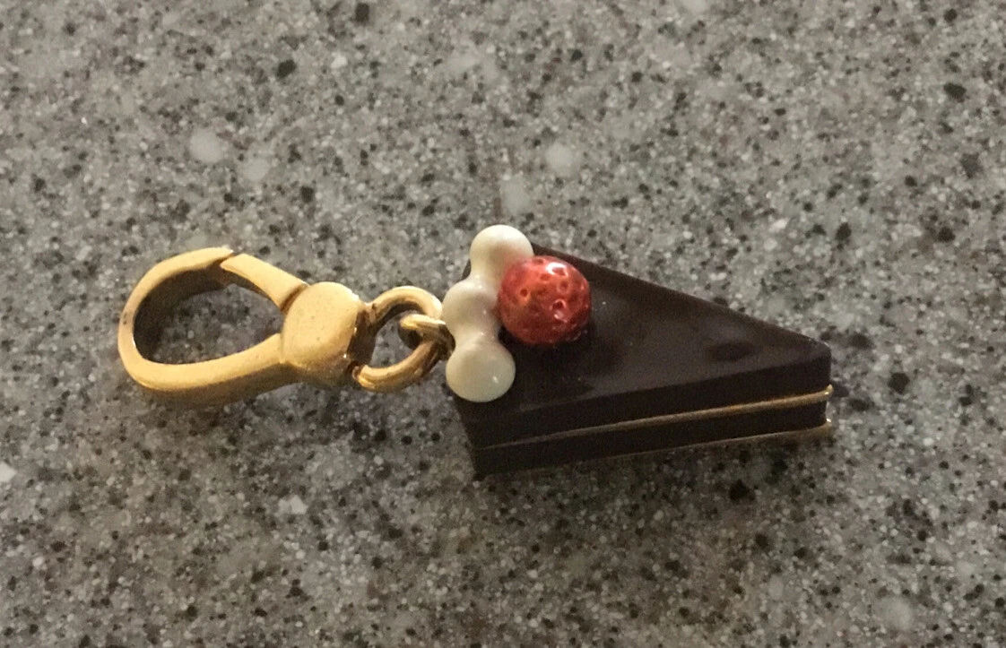 Juicy Couture Slice of Chocolate Cake Charm | eBay
