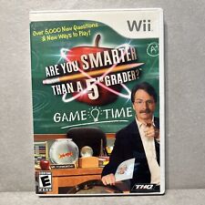 Are You Smarter Than a 5th Grader Game Time (Nintendo Wii, 2009). CIB. Tested✅