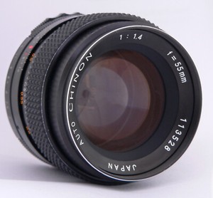 CHINON TOMIOKA 55mm f/1.4 M42 screw mount Prime Lens fit CANON NIKON SONY M4/3