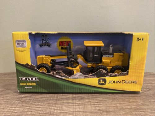 Ertl 1/50 John Deere Road Grader Diecast Neu in Box #37013 Maßstab 1:50