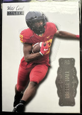 Breece Hall 2021 Wild Card Matte Football #LBC-10 (RC) Alabama Rookie