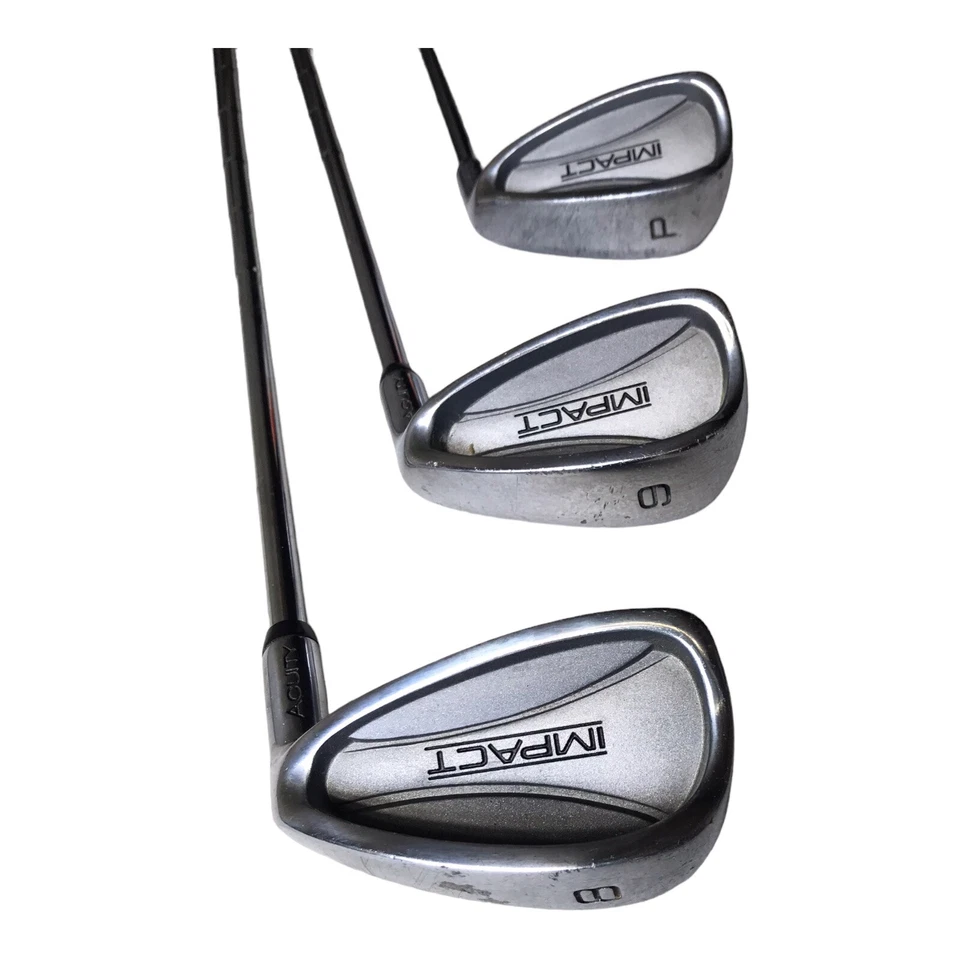 Acuity Impact Golf Club 3 5 7 8 9 Iron Putter Pitching Wedge Steel Flex? Right - Image 4 of 4