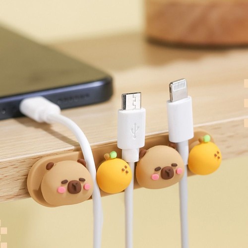 Capybara Cable Organizer Punch-free Charging Cable Storage - Afbeelding 11 van 12