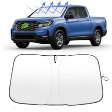 For Honda Ridgeline 2017-25 Front Window UV Cover Car Sun Shade Windshield Visor