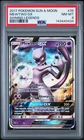 2017 Pokemon Sun & Moon Shining Legends #39 Mewtwo Gx Shining Legends PSA 8