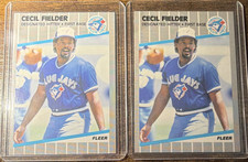 Fleer Cecil Fielder Toronto Blue Jays MLB 1988 Card #232 Lot (4)