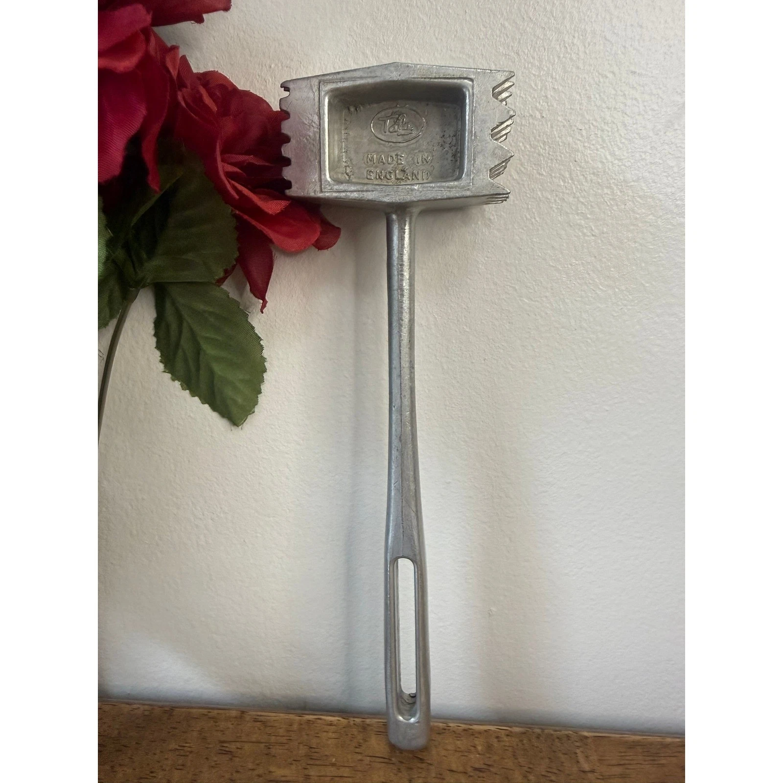 Vintage Tala No 670 Meat Tenderizer Made In England Aluminum Kitchen Mallet