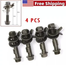 4Pcs 14mm Cam Bolt Kit for Vehicles Four Wheel Alignment Adjustable Camber Bolts