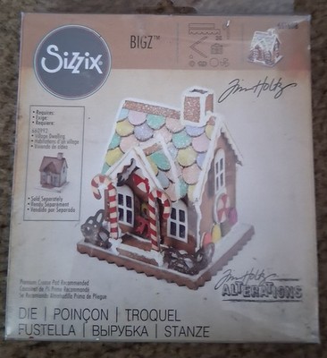 Sizzix Bigz Village Gingerbread Cutting Die Tim Holtz Alterations 661608